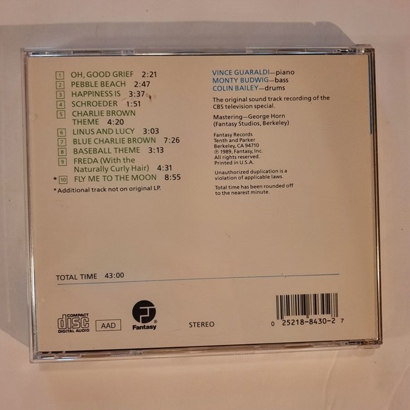 A Boy Named Charlie Brown - Original Soundtrack CD - CBS Television Special - Picture 2 of 7